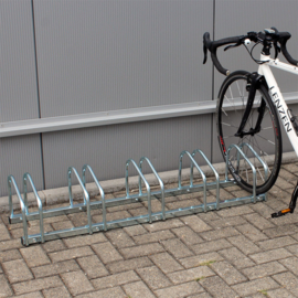 Fietsenrek 5 fietsen 130x33x270cm verzinkt staal