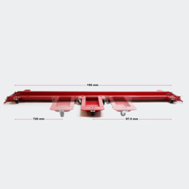 Motorfiets motorstand parking trolly tot 567kg