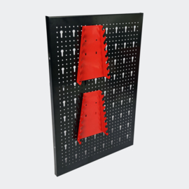 Opberger gereedschap 3 geperforeerde panelen en 17 haken 120x60cm