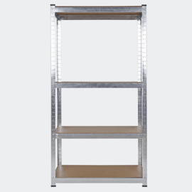 Hoekrek voorraadrek metaal 160cm 3 elementen