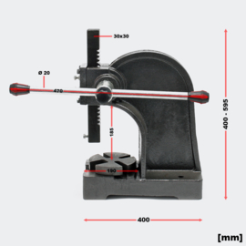Handpers tot 2 ton pons