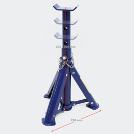 Assteunen 2 stuks 2000kg/stuk autokrik