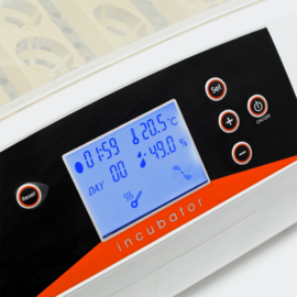 Broedmachine kweekmachine 56 eieren wit zonder schouwlampjes