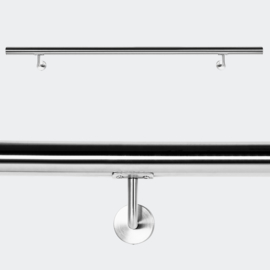 Trapleuning handrail wandbevestiging RVS 130cm