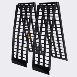 Oprijplaat opvouwbaar draagbaar aluminium 2 stuks 274cm 1360kg