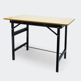Opklapbare werktafel met liniaal en gradenboog 100 x 60 cm