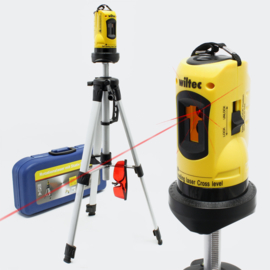 Kruislijnlaser zelfinstellende waterpas 1,2 m + standaard