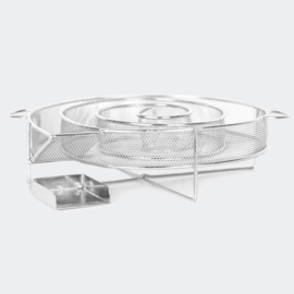 Koude rookgenerator RVS BBQ-rookbak Ø 16cm x 4,5 cm