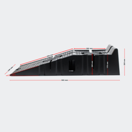 Oprijhelling kunststof 2 stuks 2500kg caravan