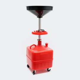 Olie aftapwagen tank 35 liter verstelbare hoogte