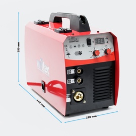 Laspost mobiel MIG - MAG met 40–180 Amp 0,6–1,0mm lasdraad