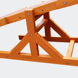 Honden loopplank trainer hout antislip