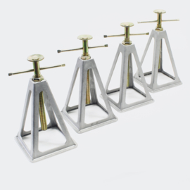 Aluminium jacks steunen caravans en trailers 4 stuks 900kg/stuk