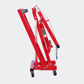 Hydraulische motorblok kraan met pomp tot 1000kg