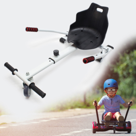 Hoverkart zitje voor Hoverboard wit