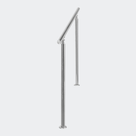 Leuning balustrade traprail rvs 160cm