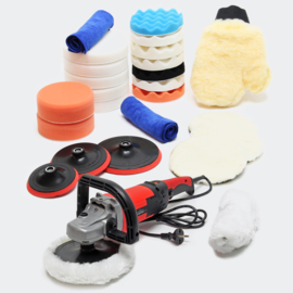 Polijstmachine poliermachine 26-delige set 1200W