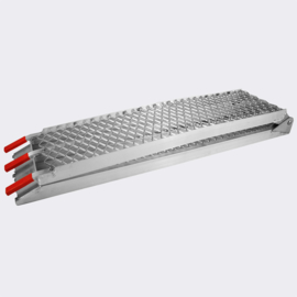 Oprijplaat opvouwbaar draagbaar aluminium 226cm 340kg