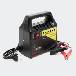 Auto batterijlader acculader 6V 12V 6A accu starthulp