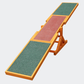 Honden loopplank trainer hout antislip