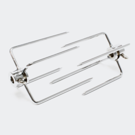 Draaispit vleesklemmen barbecue grill 2 stuks Ø 5-11mm