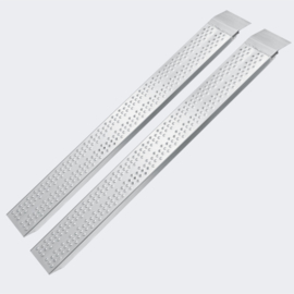 Laadbrug oprijplaat draagbaar aluminium 2 stuks 160cm tot 540kg