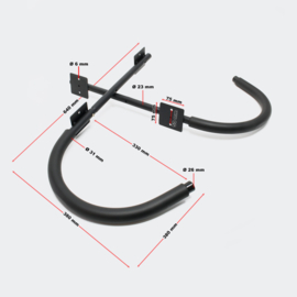 Kayak Kano hangrek wandmontage maximum tot 45kg