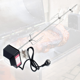 BBQ draaispit grill vleesklem RVS elektrisch 72cm