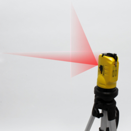 Kruislijnlaser zelfinstellende waterpas 1,2 m + standaard