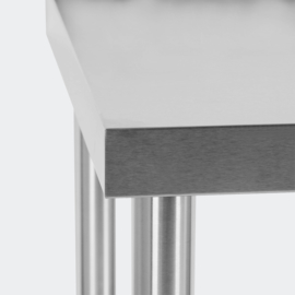 Werktafel inox rvs tuintafel 100 x 60 x 85 cm