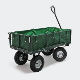 Tuinkar tot 300kg afneembare afdeklijst roosterwagen