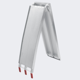 Oprijplaat opvouwbaar draagbaar aluminium 226cm 340kg