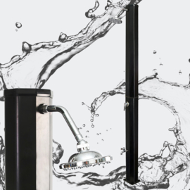 Buitendouche solar regendouche tuindouche 35l zwart