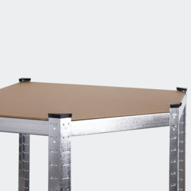 Hoekrek voorraadrek metaal 160cm