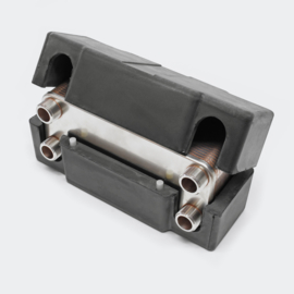 Isolerende mantel RVS platenwarmtewisselaar B3-12-10