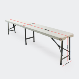Kampeerbank opvouwbaar campingbank 180cm