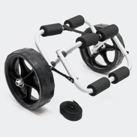 Bootwagen trolley Kajak Kano tot 45 kg met PU-wielen en nylon riem