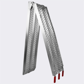Oprijplaat opvouwbaar draagbaar aluminium 226cm 340kg