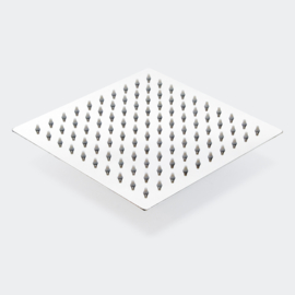 Regendouche douchekop vierkant RVS 20x20cm