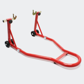 Inrijwielklem motorfiets standaard achterwiel (450kg) rood