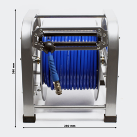 Draagbare automatische luchtslanghaspel perslucht 30m 12bar 1/4"