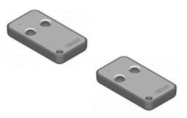 2 Stück Roger Handsender E80/TX52R - E80/TX54R - M80/TX44R 433mhz