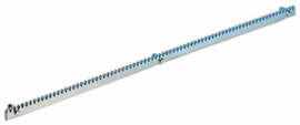 8 Meter lange Zahnstange verzink Stahl für alle Schiebetorantriebe. Modul 4. mit Ausrüstung.