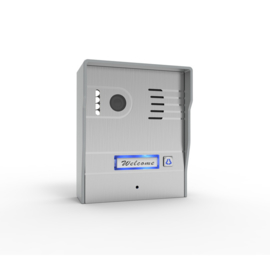 Vision-124 vollfarbiger ip PL961M,, videofoon, RVS buitenpost, 7 inch Vollfarbmonitor.