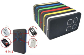 2 Stück-K-2130, kann JEDE Marke kopieren. Wenn Sie nicht wissen, auf welcher Frequenz Ihr Tor arbeitet, ist unser Multifrequenz-Duplikat-roling-code und Festcode-Sender ideal, die alle mit dem gleichen Sender ferngesteuert werden! Reichweite bis zu 100 M.