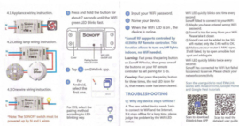 Wifi-Modul. Öffnen Sie Ihren Port mit Ihrem Mobiltelefon ohne SIM-Karte oder Abonnement. WIFI-FUNKSCHALTER MIT 433 MHz EMPFÄNGER und Relais