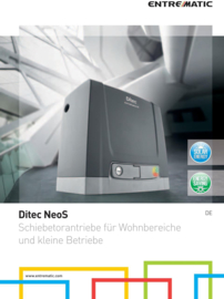 Ditec NEOS 600EH  Schiebetorantriebe mit einem Gewicht von bis zu 1000 kg.