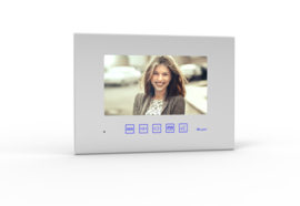 Vision-124 vollfarbiger ip PL961M,, videofoon, RVS buitenpost, 7 inch Vollfarbmonitor.