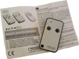 2 Stück Roger Handsender E80/TX52R - E80/TX54R - M80/TX44R 433mhz