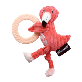 Knuffel met bijtring | Flamant de Flamingo